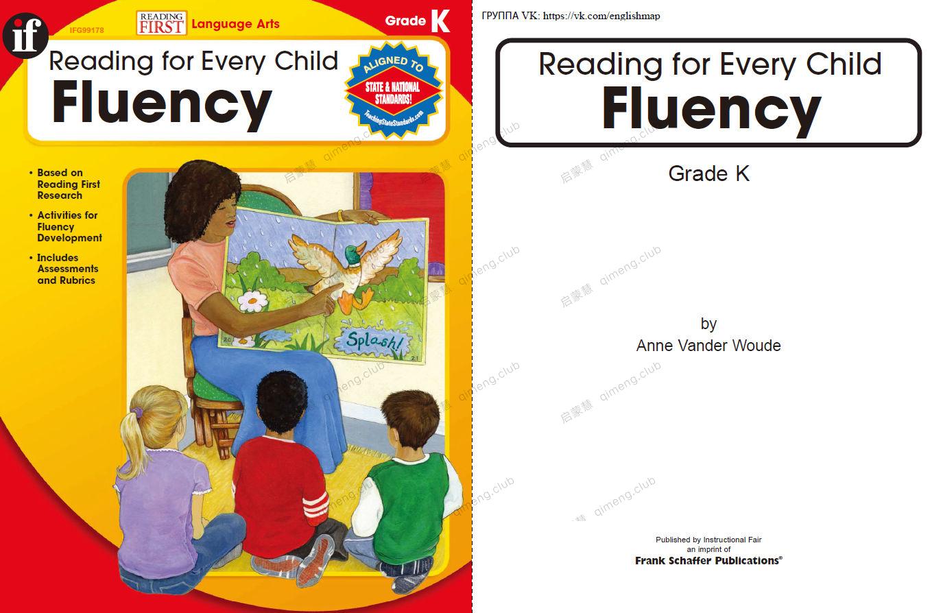不可缺少的英文阅读流利训练《Reading for Every Child Fluency》6册GK-G5