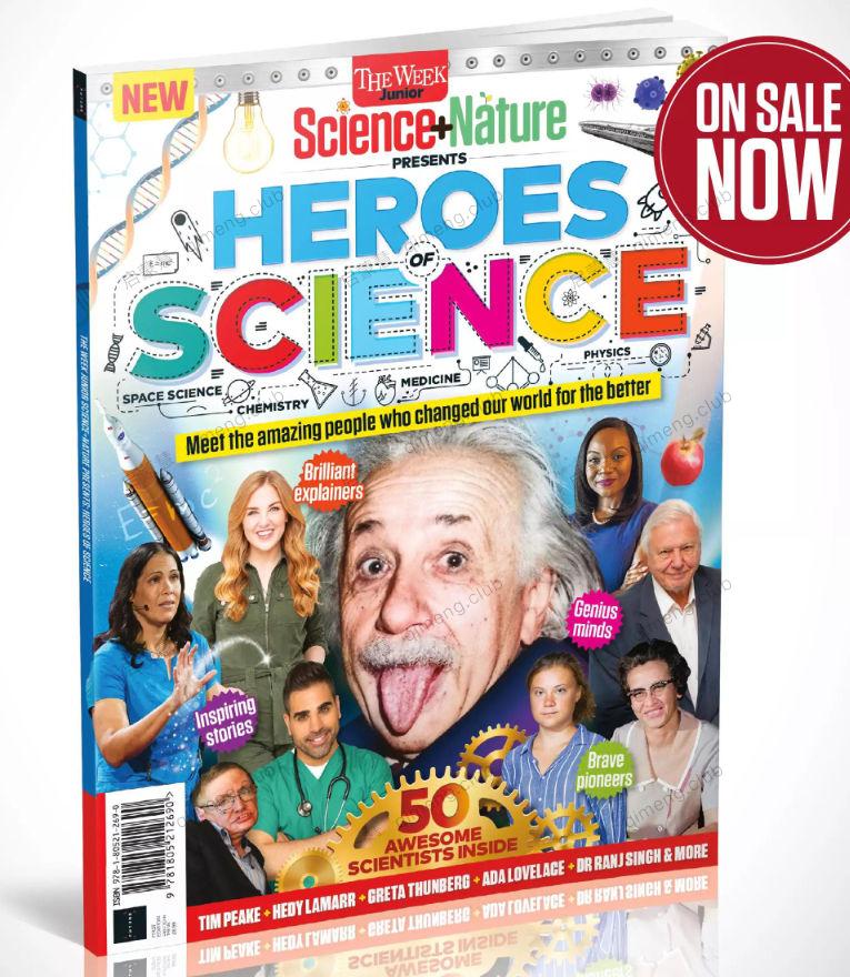 2024原版高品质英文杂志《The Week Junior Science + Nature》面向8-15岁孩子的英国青少年科学自然月刊